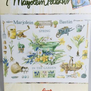 Leisure Arts Lanarte Marjolein Bastin Spring In The Garden Cross Stitch Pattern