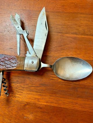 VINTAGE GLOBEMASTER HOBO KNIFE CAMPING SCOUTS 60900,  8 PIECE 2