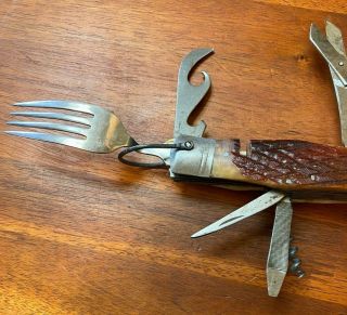 VINTAGE GLOBEMASTER HOBO KNIFE CAMPING SCOUTS 60900,  8 PIECE 3