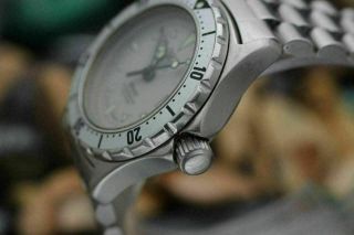 Vintage Women ' s TAG HEUER 2000 Quartz Professional 200M 972.  008 Steel Watch 3