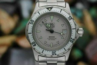 Vintage Women ' s TAG HEUER 2000 Quartz Professional 200M 972.  008 Steel Watch 4