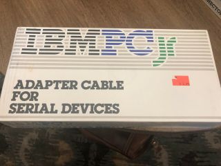 Vintage Ibm Pcjr Adapter Cable For Serial Devices