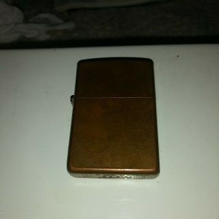 2003 Zippo Solid Copper Full Size Lighter - Very Rare.  B 03 Special Edition.