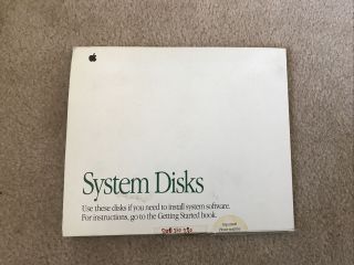 Vintage 1992 Apple Macintosh System 7.  1 Disks Duo 210 230