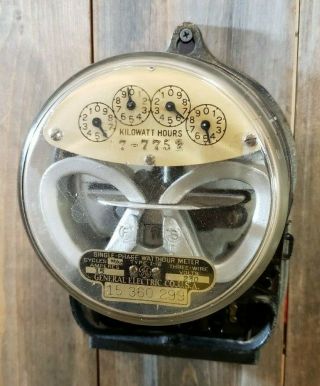 Vintage General Electric Type I - 16 Watthour Meter Parts