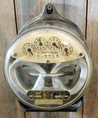 Vintage General Electric Type I - 16 Watthour Meter Parts 3