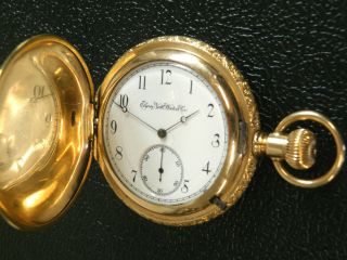 Elgin Railroad Grade Antique Gold Filled 16s Pocket Watch Near