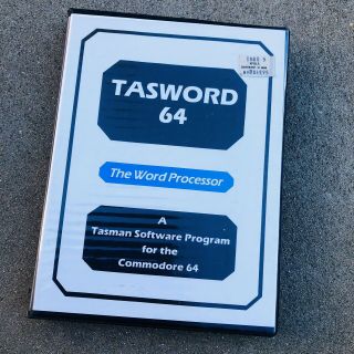 Vintage 1985 Tasword 64 The Word Processor Software Program Commodore 64