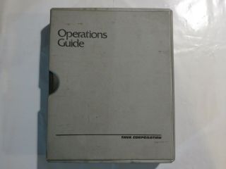 Vintage Tava Corporation Operations Guide Ibm Pc Color Graphics Adapter Rare