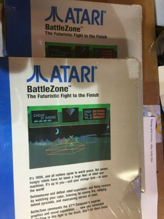 BATTLEZONE Atari 1040 ST/STE Disk Box 3