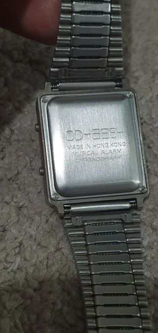 VERY RARE Digital Hands Watch.  Vintage pre casio melody alarm digital hands watch 3