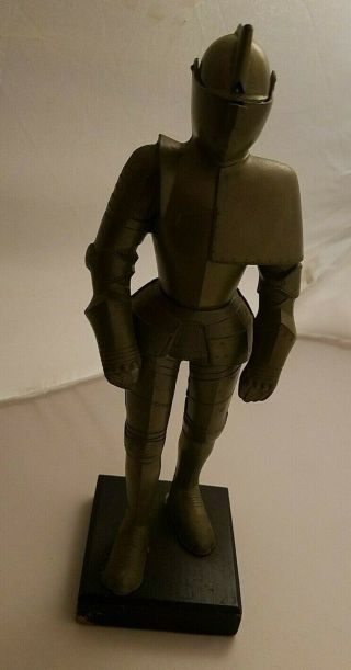 Vintage Knight In Armor Table Lighter Post War Germany