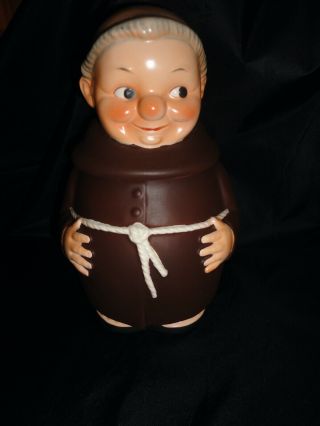 Vintage Goebel West Germany Friar Tuck Monk Jar 7 "