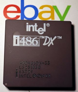 Intel I486 Dx From 1989