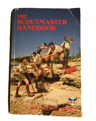 1990 The Scoutmaster Handbook Vintage Boy Scouts Of America Bsa Book