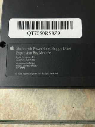 Vintage Apple Macintosh PowerBook 1400 Floppy Drive Expansion Bay Module M3592 2