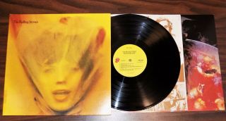 Vintage Classic Rock Lp The Rolling Stones Goats Head Soup Nm,  Gf Insert Inner
