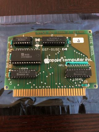 Apple Iie 80 Column Text Expansion Card 820 - 0066 - A Vintage Memory Ram Board