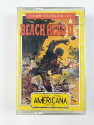 , Beach - Head Ii By Access For Commodore 64/128 -
