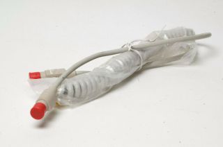 Vintage  Coiled Keyboard Cable Adb For Apple Macintosh,  3 Ft 1990s