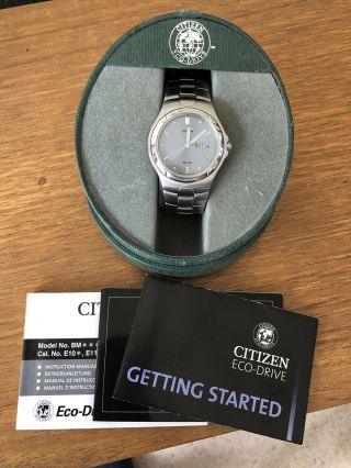 Citizen Eco Drive Mens Titanium Watch Day / Date