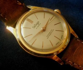 Vintage 1950s WEGA 21 Jewels NOS Swiss Watch Running Wristwatch 2