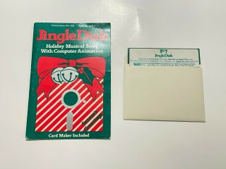 Jingle Disk For Commodore 64/128 5 1/4 Floppy Disk C64 Christmas W/cover