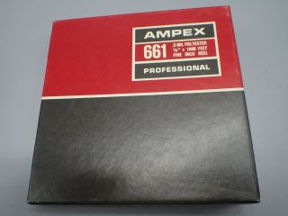 Vintage Ampex 661 Professional 5 " Pre - Recorded Reel To Reel Tape Black Sabboth