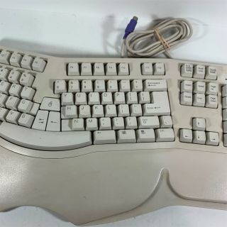 Vintage Mouse Systems SK - 6000 Ergonomic Natural Computer Keyboard PS2 - 3