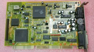 Vintage Isa 16 Sound Card Adlib Aztech Yamaha Opl3 Retro Gaming D14