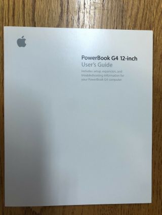 Powerbook G4 12 - Inch User 