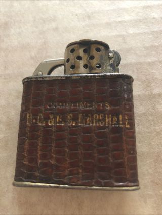 Antique English Pocket Cigarette Lighter,  Circa 1930