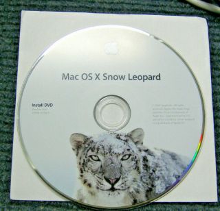Apple X Snow Leopard Mac Os X Osx 10.  6 Install Dvd
