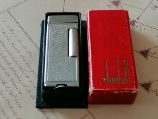 Vintage Dunhill Rollalite Petrol Lighter Swiss Made Pat.  1945
