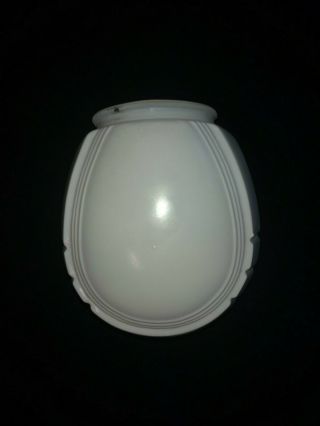 Vintage Art Deco Bathroom Sconce Glass Light Shade Wall Lamp Cover Bulls Eye 3