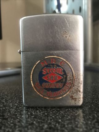 1950’s Vintage Zippo Lighter - Mrc/ Srb Ball Bearings - Pat 2517191 Pat Pend.