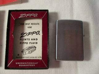 Vintage Zippo Lighter AAL Aid Association for Lutherans Advertising w/ Box 3