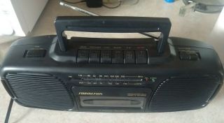 Vintage Soundesign Am/fm Radio Cassette Player Recorder 4625 Blk