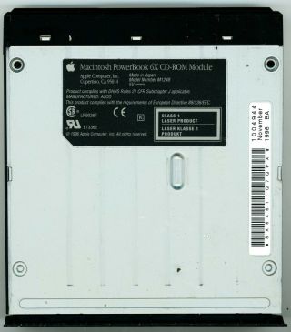 Macintosh Powerbook 3400 6x Cd - Rom Module.  Model M1248