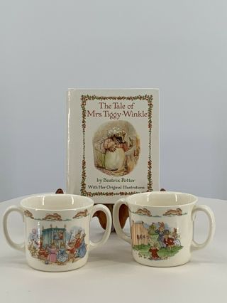 Vintage Royal Doulton Bunnykins 2 - Handled Mug/cups 1936