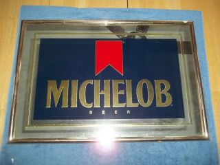 1993 Vintage Michelob Beer Bar Mirror Sign 25 X 17