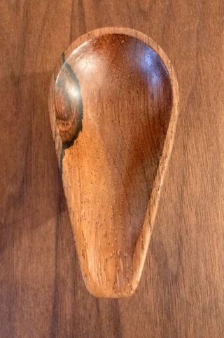 Vintage Jean Gillon Hand Made Jacaranda Rosewood Pipe Rest Brazil WoodArt 2