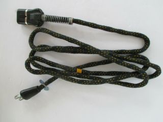 Vintage Hatfield D - 800 Excel Small Appliance Cloth Electric Power Cord 6 Ft.