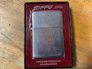 Vintage Zippo Lighter With Cr Advertising No Idea What This Is