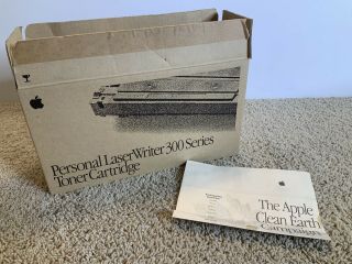 Vintage Apple Personal Laserwriter 300 320 4/600ps Toner Cartridge M2045g/a