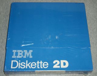 Pack Of (10) Vintage Ibm 2d 8 " Floppy Diskettes New/old Stock Disks