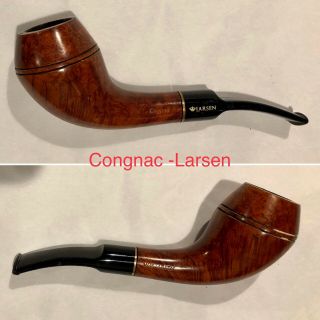 Cognac - W.  O.  Larsen Estate Tobacco Danish Smoking Pipe