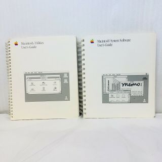 Vintage Apple Macintosh System Software Users Guide & Utilities User Guide