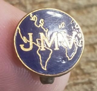 Vintage Junior Missionary Volunteer JMV Lapel Pin - Adventist Pathfinders SDA MV 2