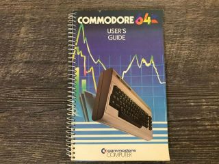 Vintage 1984 Commodore 64 User’s Guide 1st Edition,  Fifth Printing 1983 -
